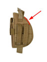 GFC TACTICAL Kabura uniwersalna z ładownicą na magazynek pistoletowy tan