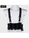 GFC TACTICAL KAMIZELKA LOW-VIS CHEST RIG CZARNA