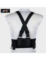 GFC TACTICAL KAMIZELKA LOW-VIS CHEST RIG CZARNA