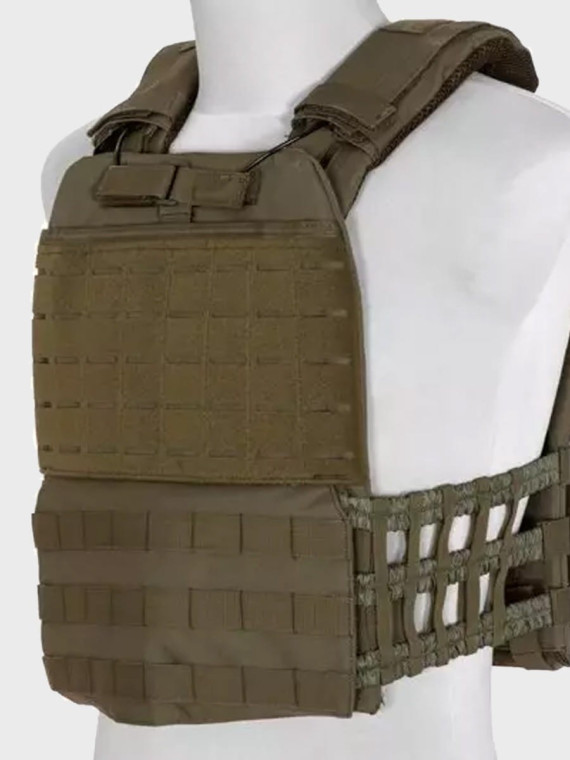 GFC TACTICAL KAMIZELKA TYPU PLATE CARRIER LASER CUT OLIWKOWA