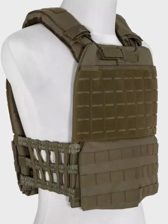 GFC TACTICAL KAMIZELKA TYPU PLATE CARRIER LASER CUT OLIWKOWA
