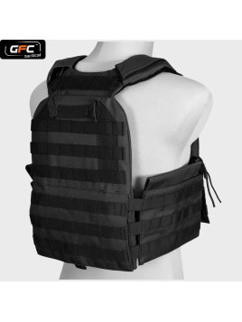GFC TACTICAL KAMIZELKA QUICK RELEASE TYPU PLATE CARRIER CZARNA