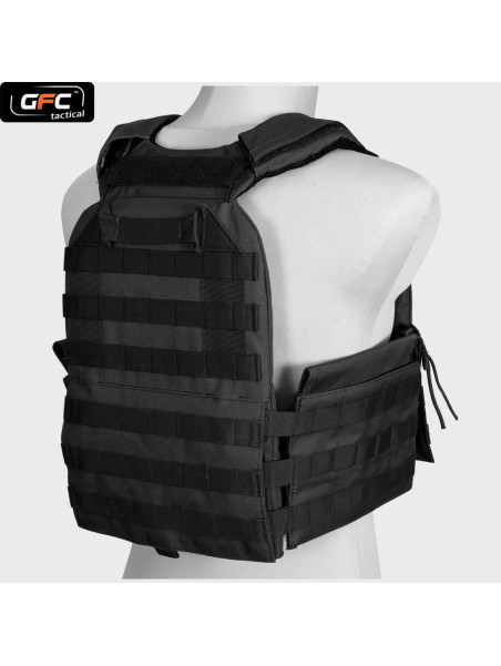 GFC TACTICAL KAMIZELKA QUICK RELEASE TYPU PLATE CARRIER CZARNA