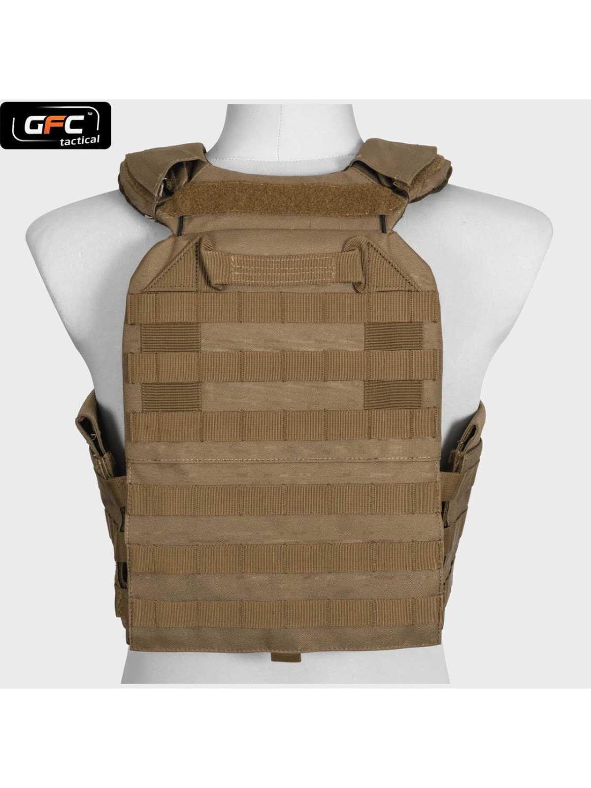 GFC TACTICAL KAMIZELKA QUICK RELEASE TYPU PLATE CARRIER TAN