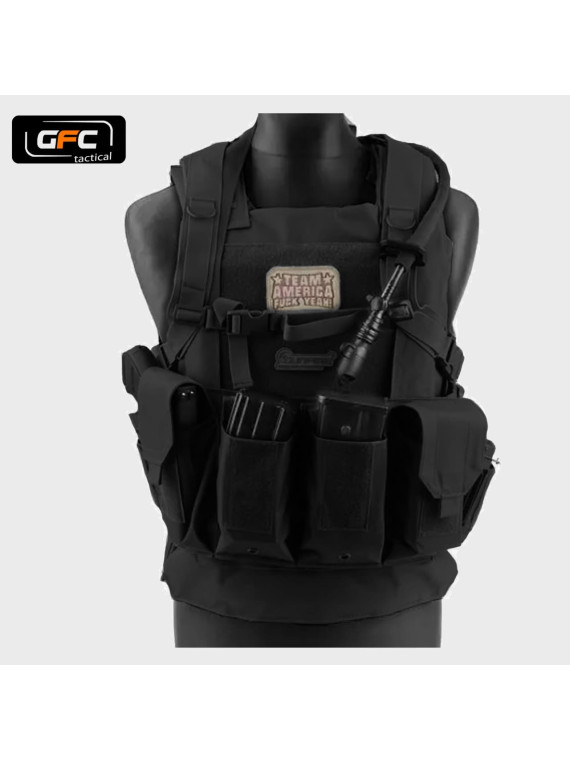 GFC TACTICAL KAMIZELKA PERSONAL BODY ARMOR CZARNA