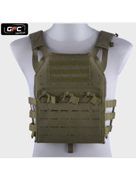 GFC TACTICAL KAMIZELKA TAKTYCZNA TYPU JUMP LASER CUT OLIWKOWA