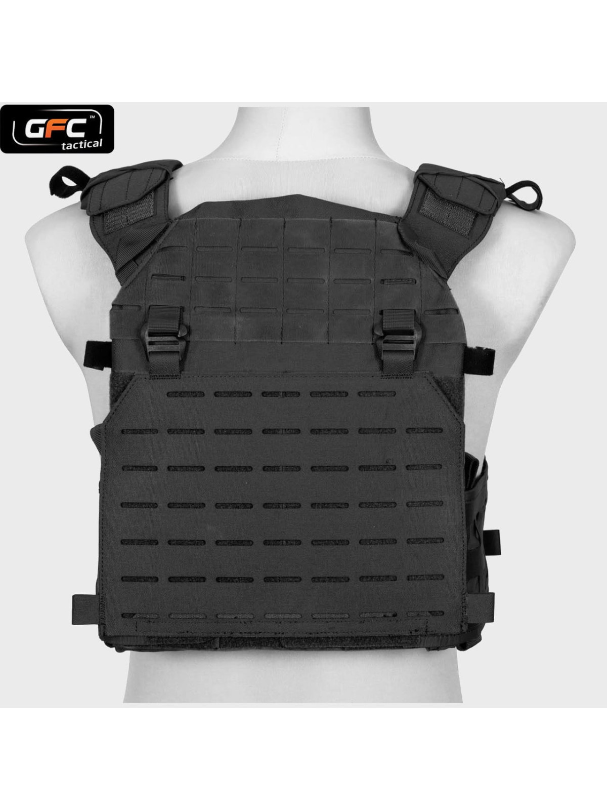 GFC TACTICAL KAMIZELKA ADVANCED LASER CUT CZARNA