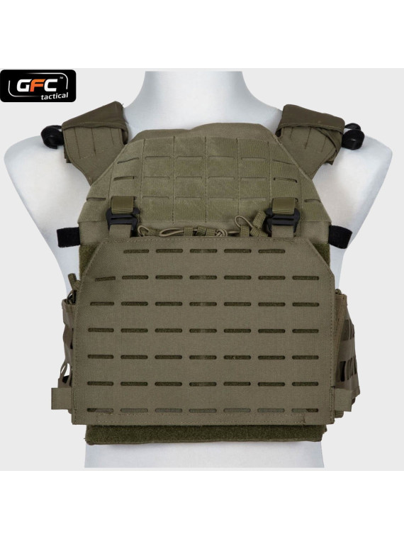 GFC TACTICAL KAMIZELKA ADVANCED LASER CUT OLIWKOWA