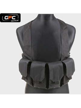 GFC TACTICAL KAMIZELKA TAKTYCZNA  CHEST RIG CZARNA