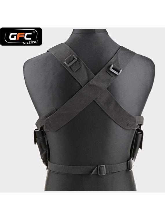 GFC TACTICAL KAMIZELKA TAKTYCZNA  CHEST RIG CZARNA