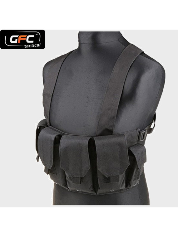 GFC TACTICAL KAMIZELKA TAKTYCZNA  CHEST RIG CZARNA