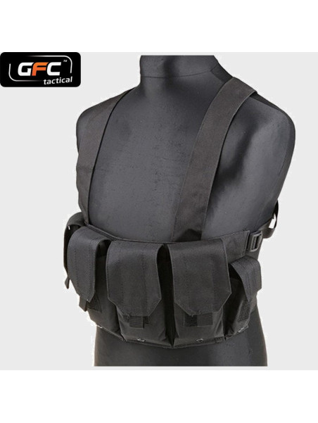 GFC TACTICAL KAMIZELKA TAKTYCZNA  CHEST RIG CZARNA