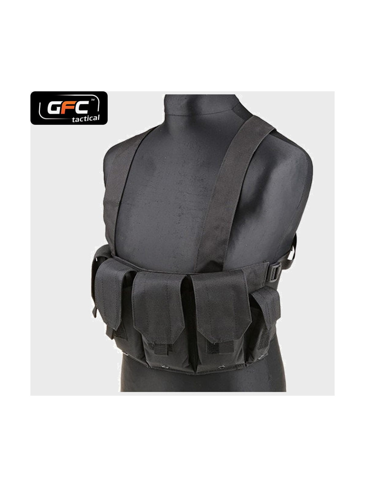 GFC TACTICAL KAMIZELKA TAKTYCZNA  CHEST RIG CZARNA