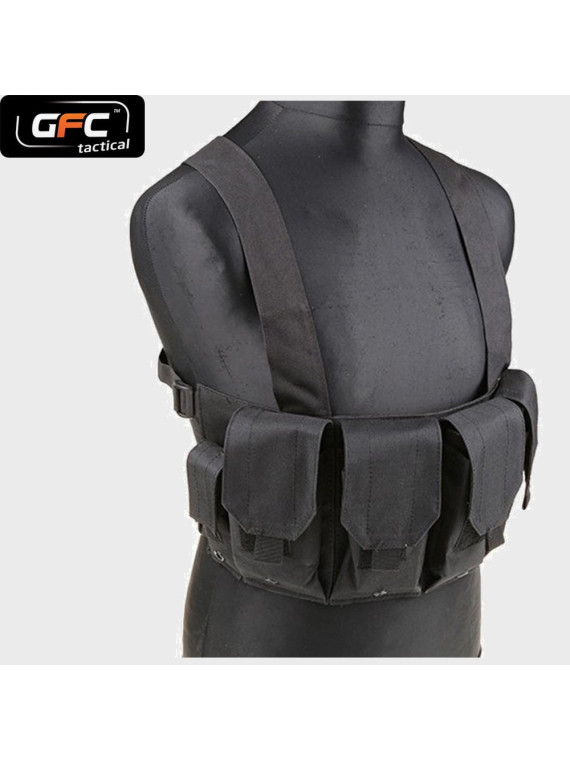 GFC TACTICAL KAMIZELKA TAKTYCZNA  CHEST RIG CZARNA