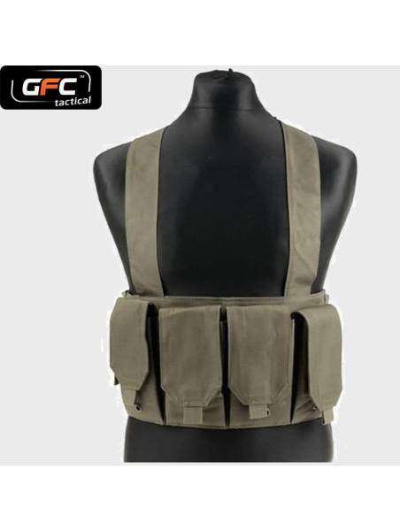 GFC TACTICAL KAMIZELKA TAKTYCZNA  CHEST RIG OLIWKOWA