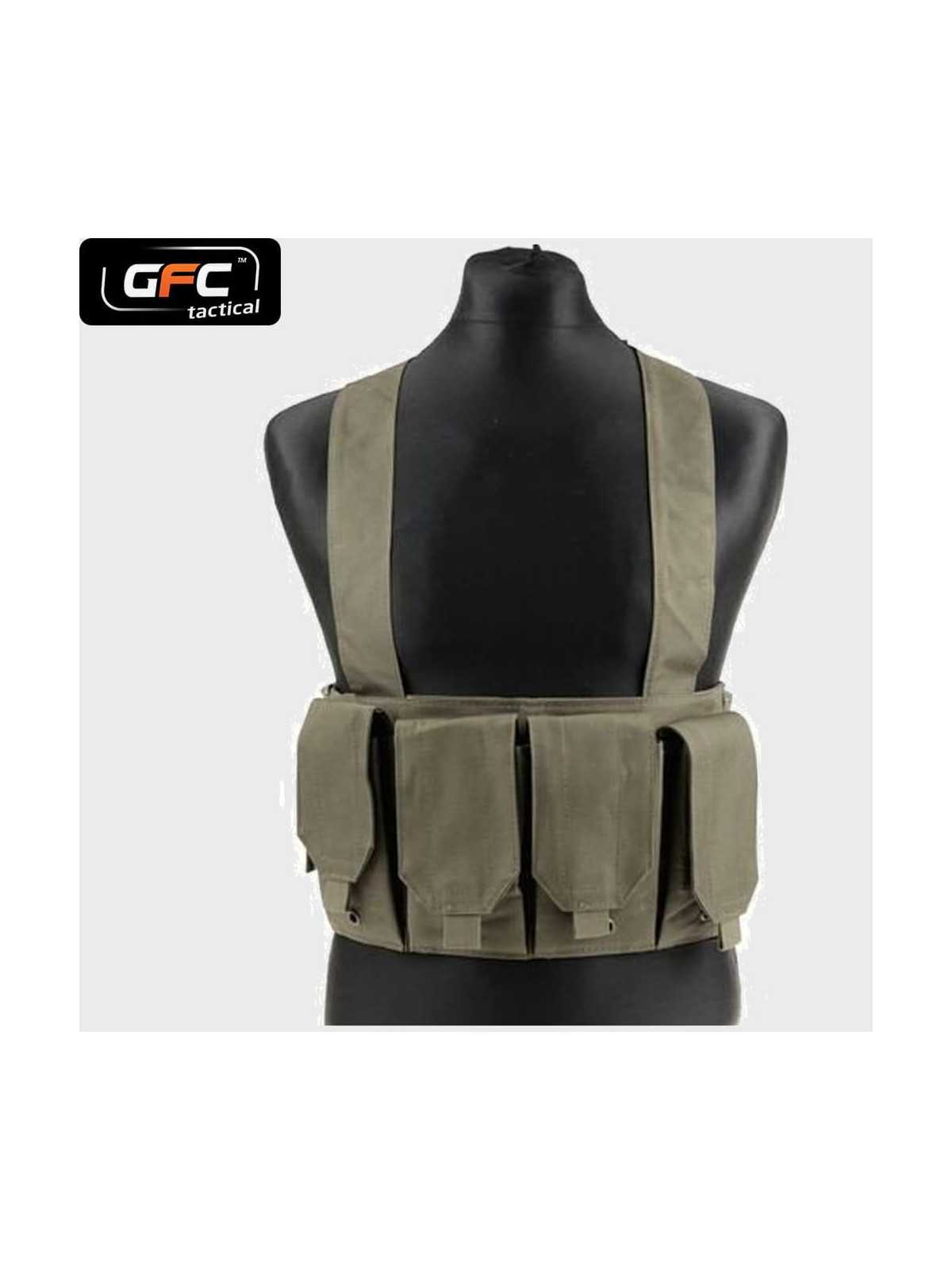 GFC TACTICAL KAMIZELKA TAKTYCZNA  CHEST RIG OLIWKOWA