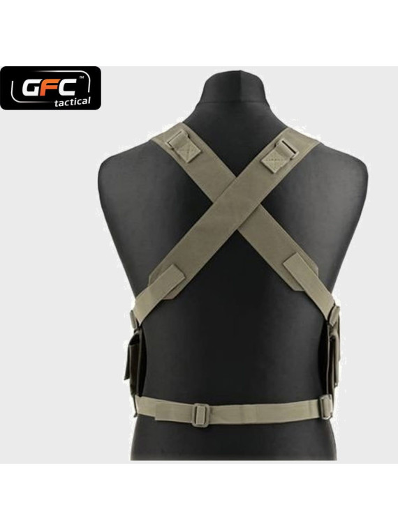 GFC TACTICAL KAMIZELKA TAKTYCZNA  CHEST RIG OLIWKOWA