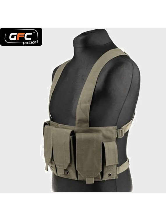 GFC TACTICAL KAMIZELKA TAKTYCZNA  CHEST RIG OLIWKOWA