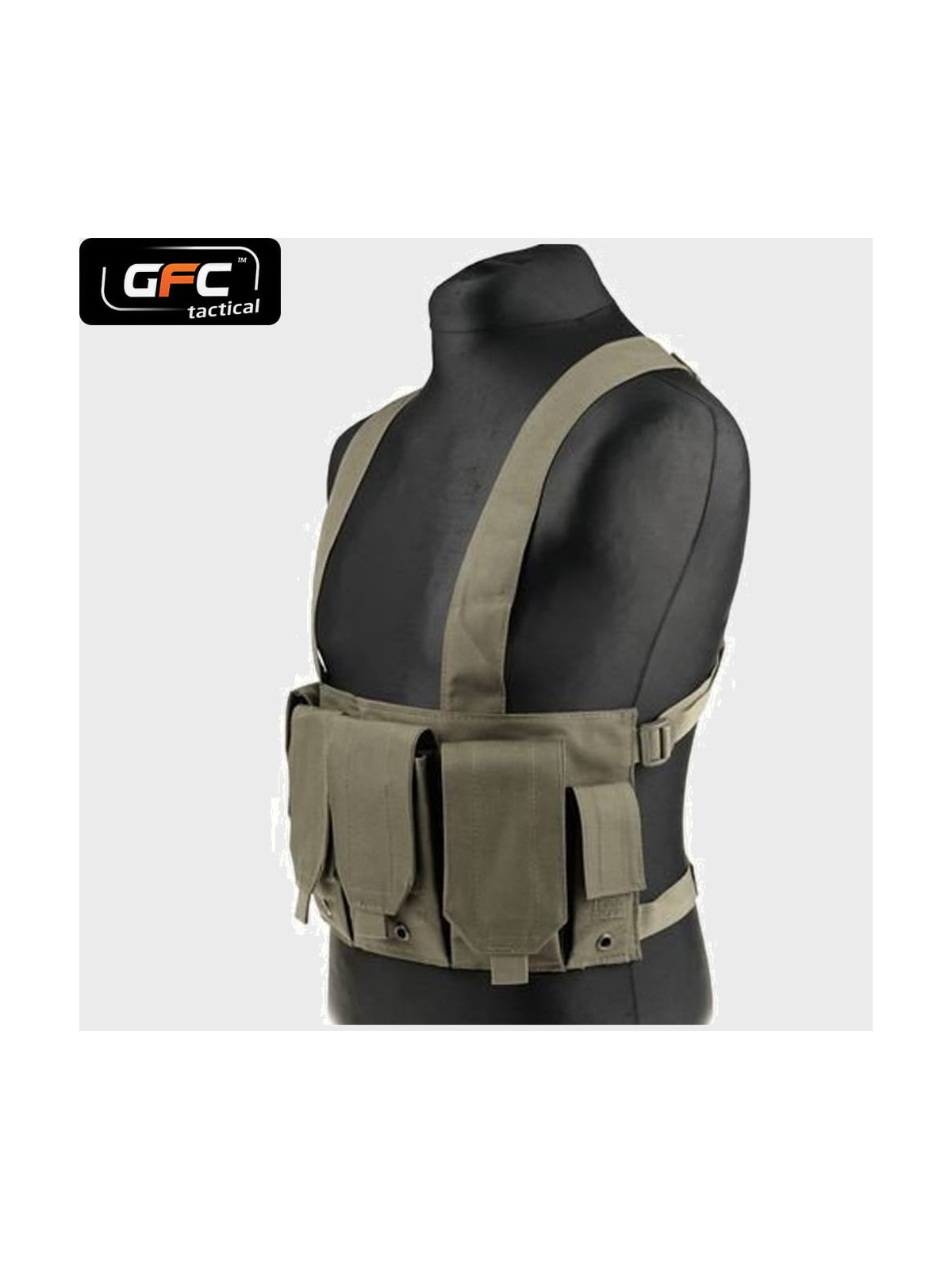 GFC TACTICAL KAMIZELKA TAKTYCZNA  CHEST RIG OLIWKOWA