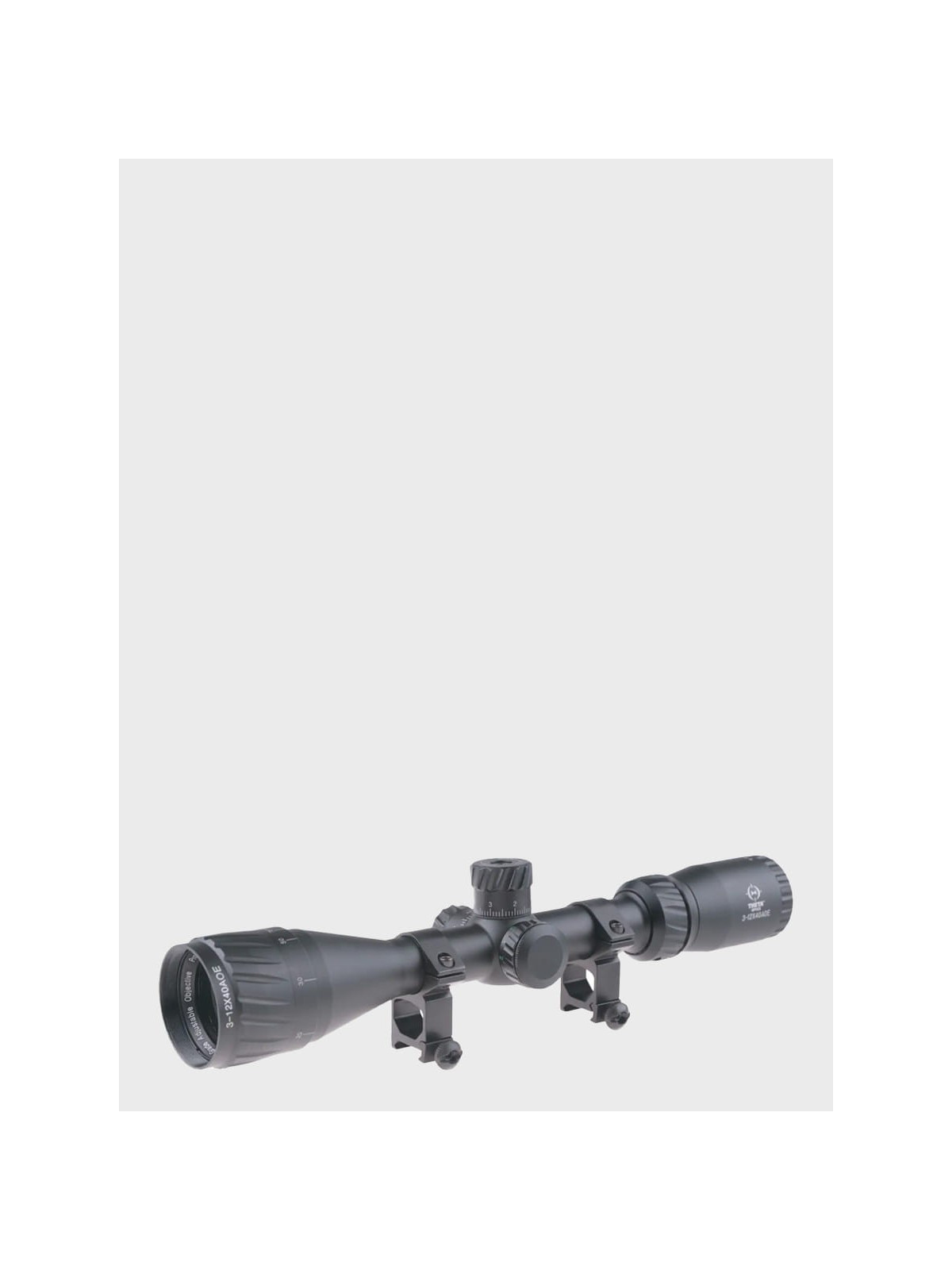 THETA OPTICS Luneta celownicza 3-12x40 AOE celownik mil-dot do wiatrówki ASG