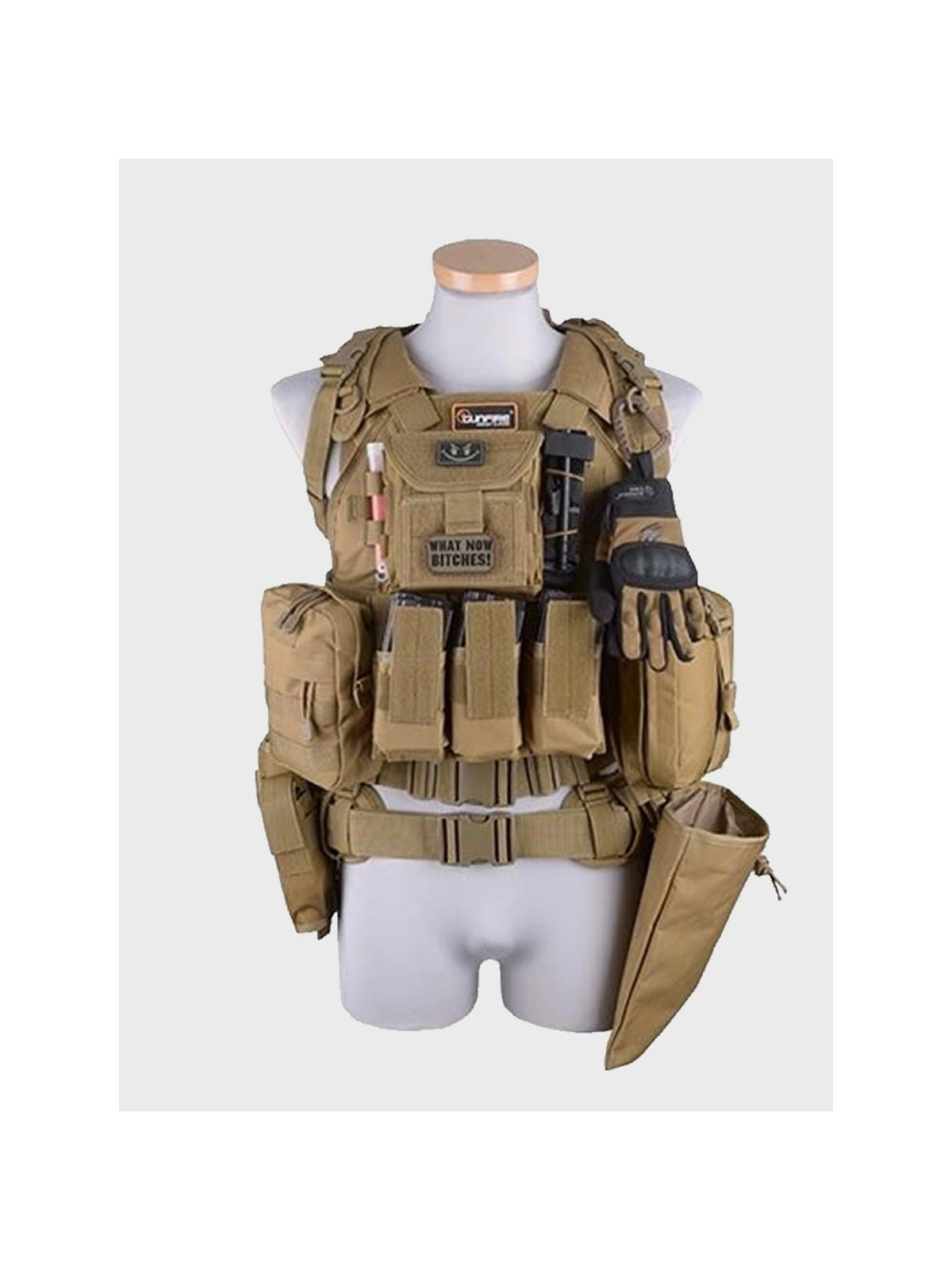 GFC TACTICAL KAMIZELKA TAKTYCZNA TYPU PLATE CARRIER OLIWKOWA