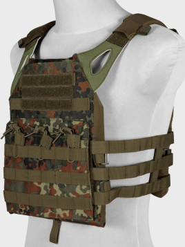 GFC TACTICAL KAMIZELKA JUMP TYPU PLATE CARRIER FLECKTARN