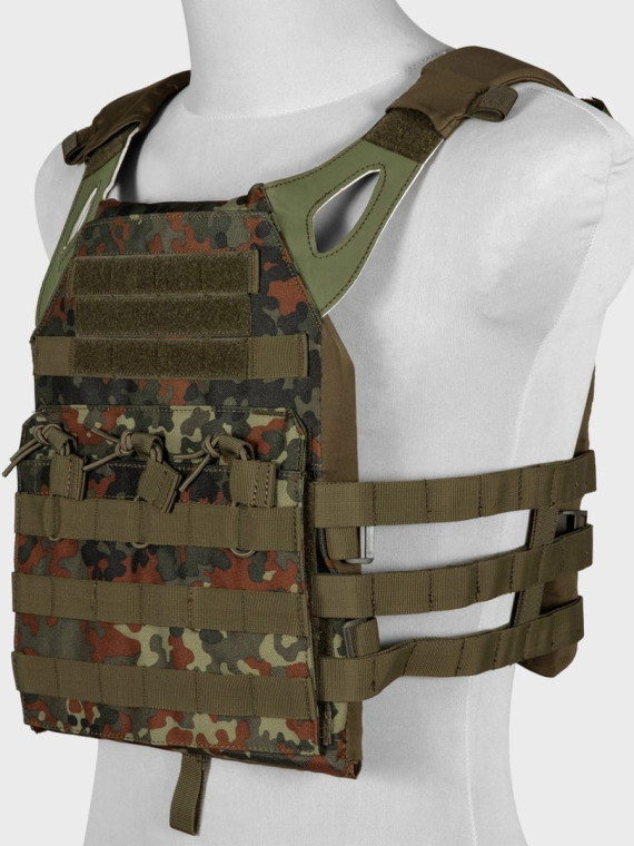 GFC TACTICAL KAMIZELKA JUMP TYPU PLATE CARRIER FLECKTARN