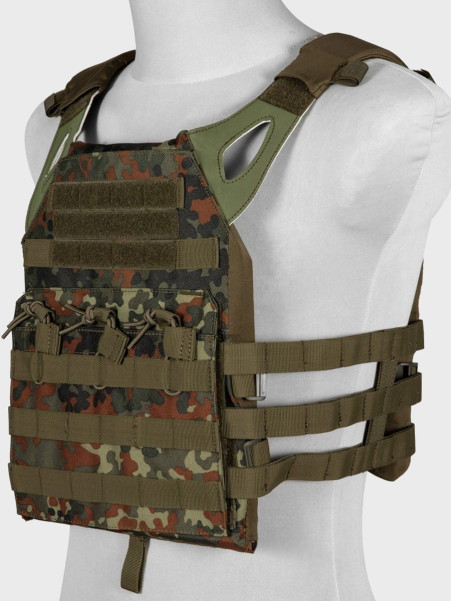 GFC TACTICAL KAMIZELKA JUMP TYPU PLATE CARRIER FLECKTARN