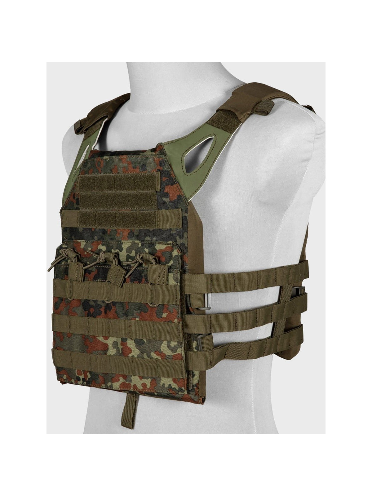 GFC TACTICAL KAMIZELKA JUMP TYPU PLATE CARRIER FLECKTARN