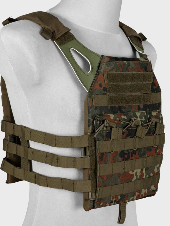 GFC TACTICAL KAMIZELKA JUMP TYPU PLATE CARRIER FLECKTARN