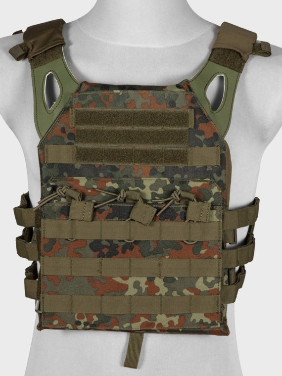 GFC TACTICAL KAMIZELKA JUMP TYPU PLATE CARRIER FLECKTARN