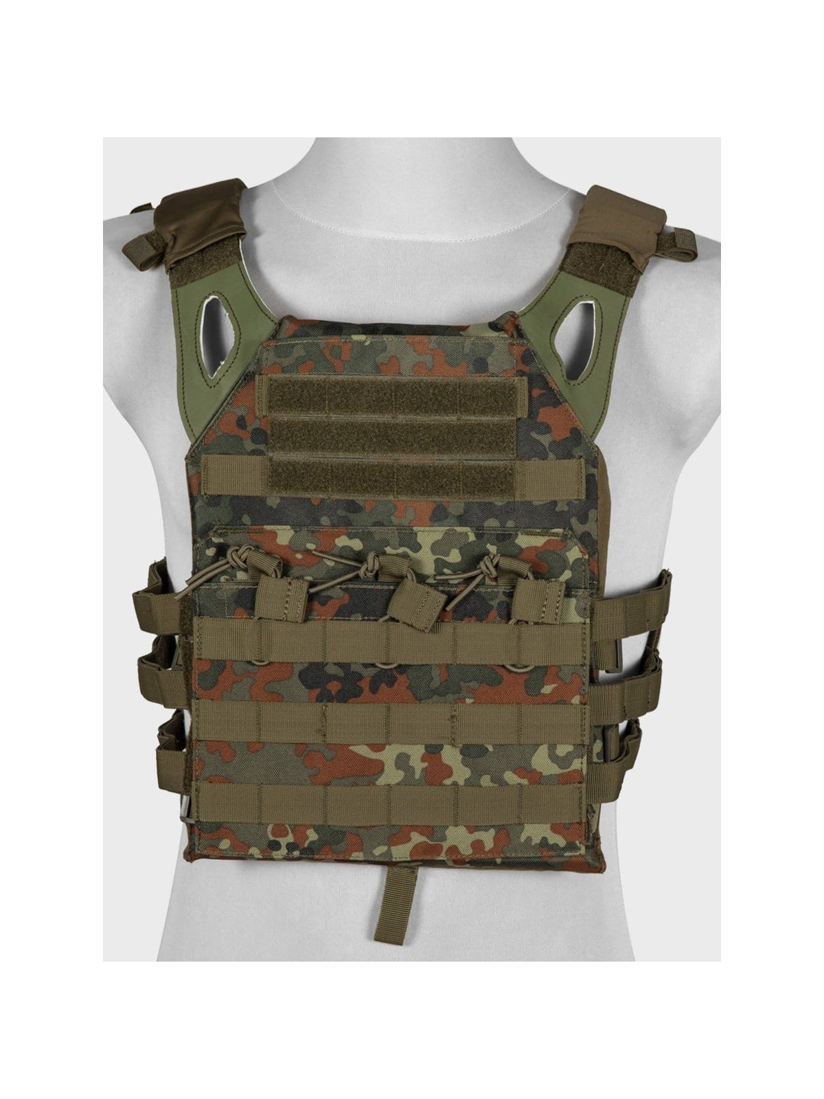 GFC TACTICAL KAMIZELKA JUMP TYPU PLATE CARRIER FLECKTARN