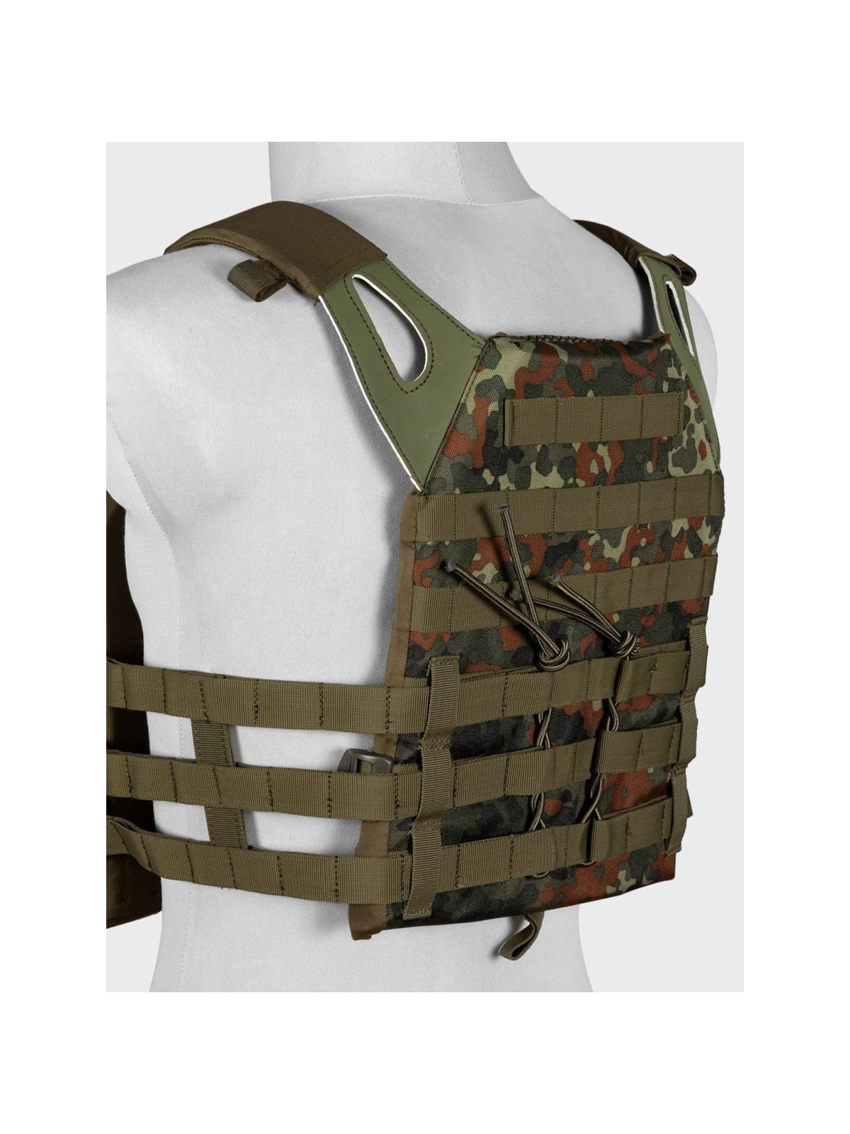 GFC TACTICAL KAMIZELKA JUMP TYPU PLATE CARRIER FLECKTARN