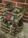 GFC TACTICAL KAMIZELKA JUMP TYPU PLATE CARRIER FLECKTARN