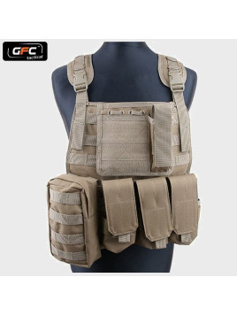 GFC TACTICAL KAMIZELKA TAKTYCZNA MBSS TYPU PLATE CARRIER COYOTE