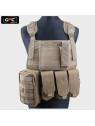 GFC TACTICAL KAMIZELKA TAKTYCZNA MBSS TYPU PLATE CARRIER COYOTE