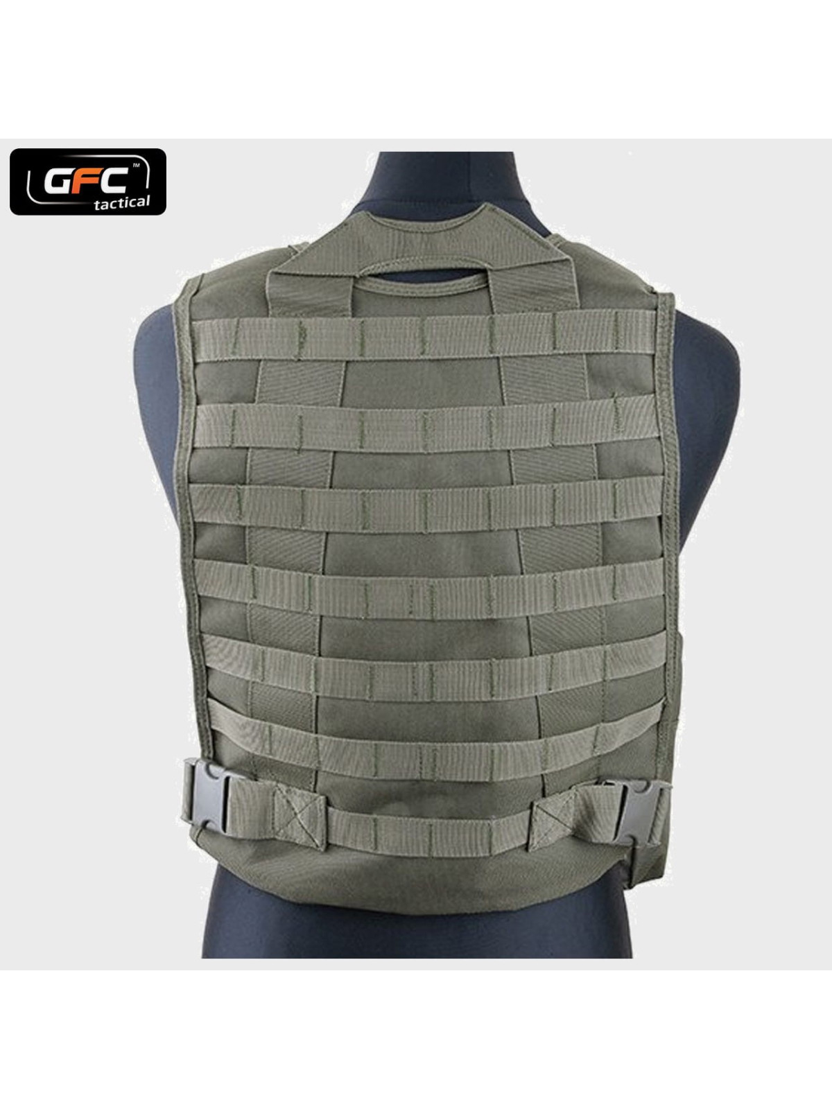 GFC TACTICAL KAMIZELKA TAKTYCZNA MBSS TYPU PLATE CARRIER OLIWKOWA