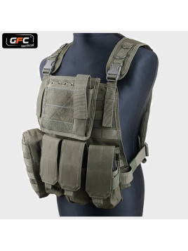 GFC TACTICAL KAMIZELKA TAKTYCZNA MBSS TYPU PLATE CARRIER OLIWKOWA