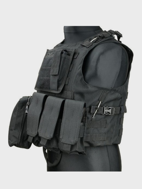 GFC TACTICAL KAMIZELKA TAKTYCZNA TYPU FSBE CZARNA
