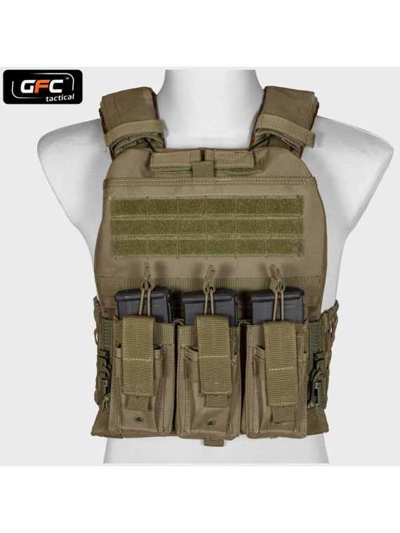 GFC TACTICAL KAMIZELKA TYPU 9039 BASIC OLIWKOWA