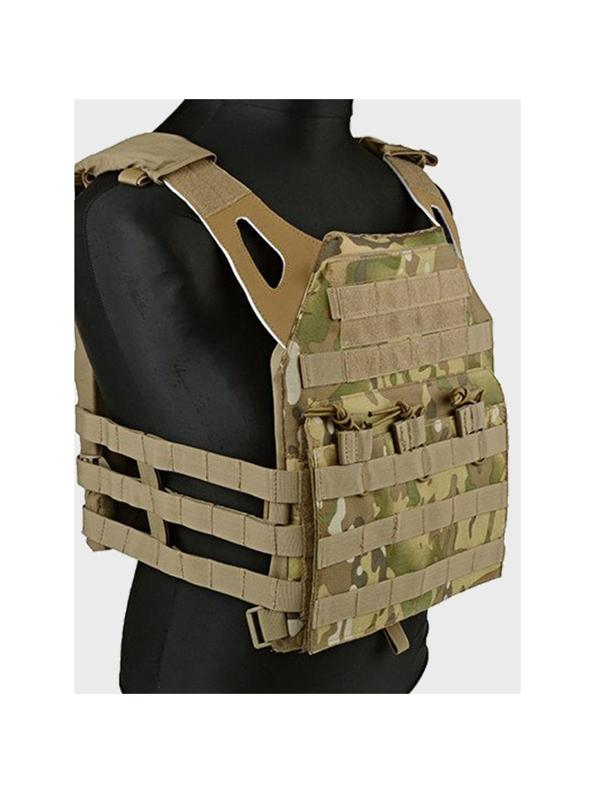 GFC TACTICAL KAMIZELKA JUMP TYPU PLATE CARRIER MULTICAM