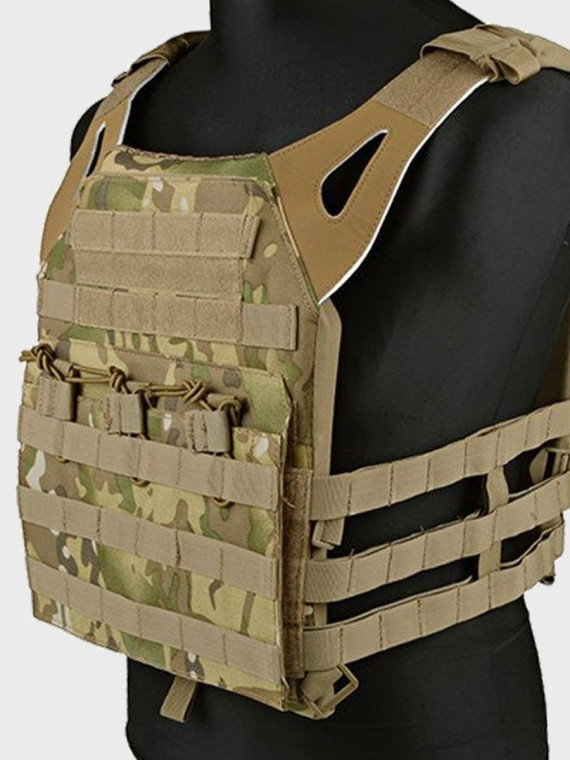 GFC TACTICAL KAMIZELKA JUMP TYPU PLATE CARRIER MULTICAM