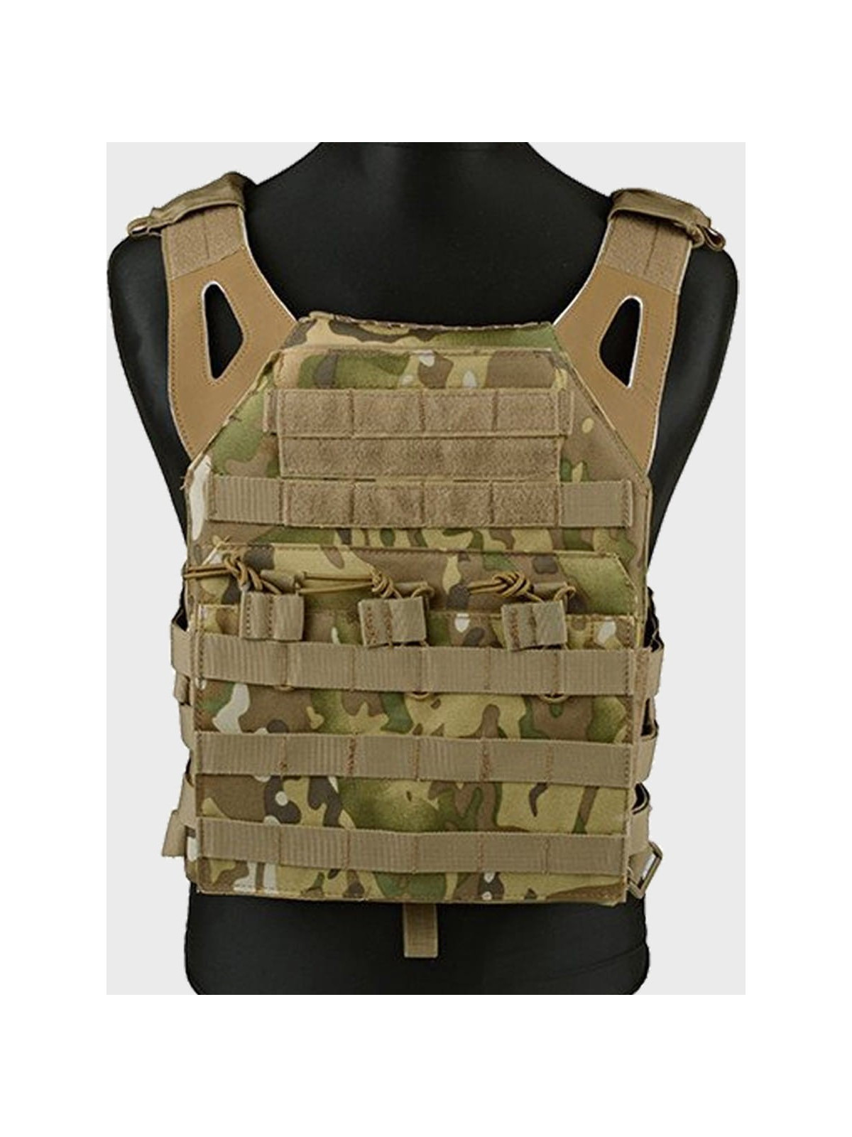 GFC TACTICAL KAMIZELKA JUMP TYPU PLATE CARRIER MULTICAM