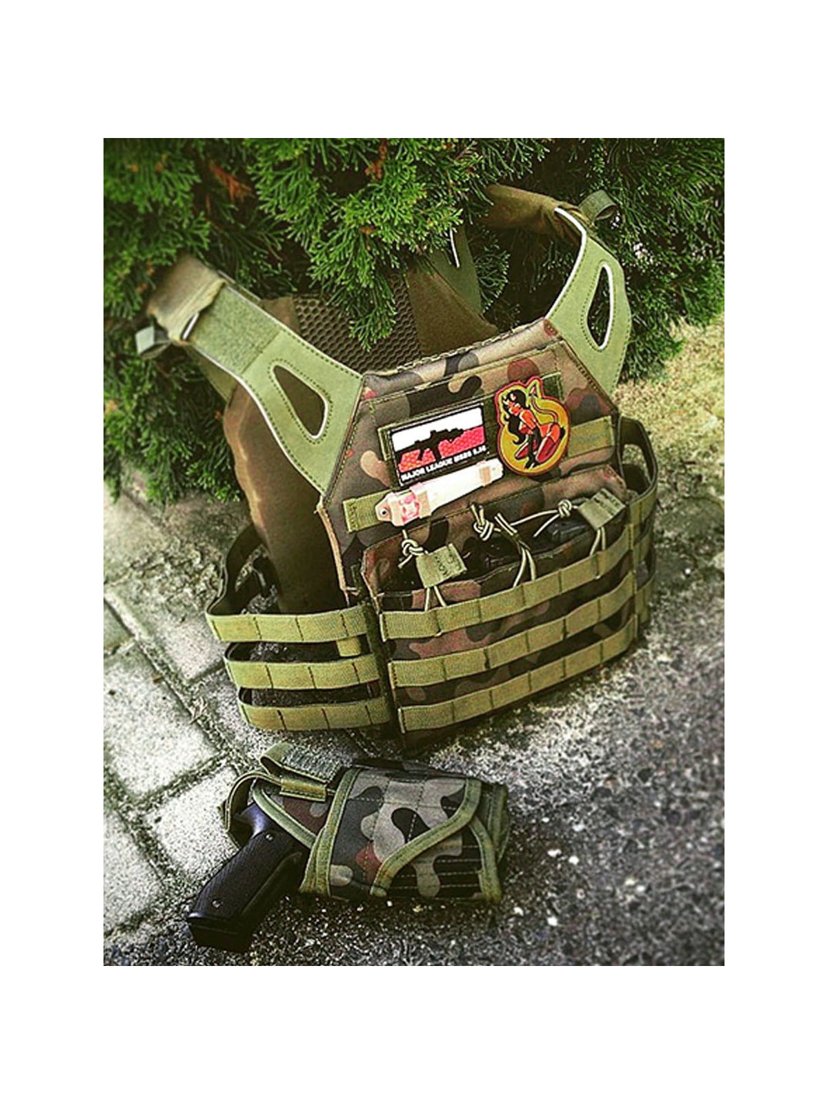 GFC TACTICAL KAMIZELKA JUMP TYPU PLATE CARRIER MULTICAM