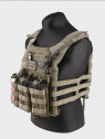 GFC TACTICAL KAMIZELKA JUMP TYPU PLATE CARRIER CZARNA
