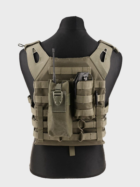 GFC TACTICAL KAMIZELKA JUMP TYPU PLATE CARRIER CZARNA