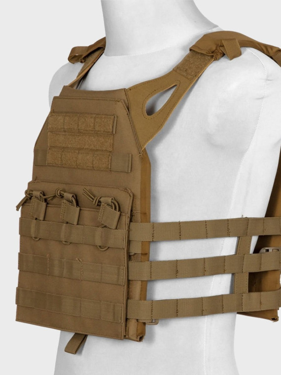 GFC TACTICAL KAMIZELKA JUMP TYPU PLATE CARRIER TAN 