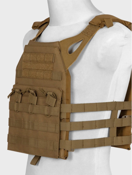 GFC TACTICAL KAMIZELKA JUMP TYPU PLATE CARRIER TAN 