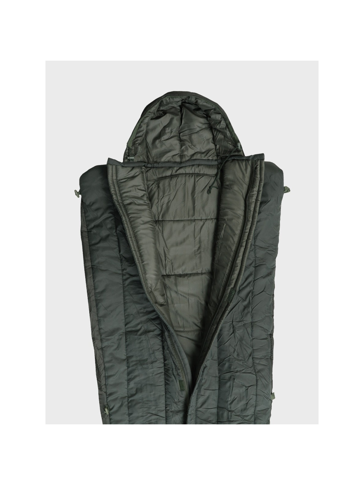 FOSTEX GARMENTS Śpiwór Puchowy z kapturem Garments Commander do -15°C 240cm x 83cm Zielony
