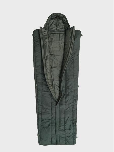 FOSTEX GARMENTS Śpiwór Puchowy z kapturem Garments Commander do -15°C 240cm x 83cm Zielony